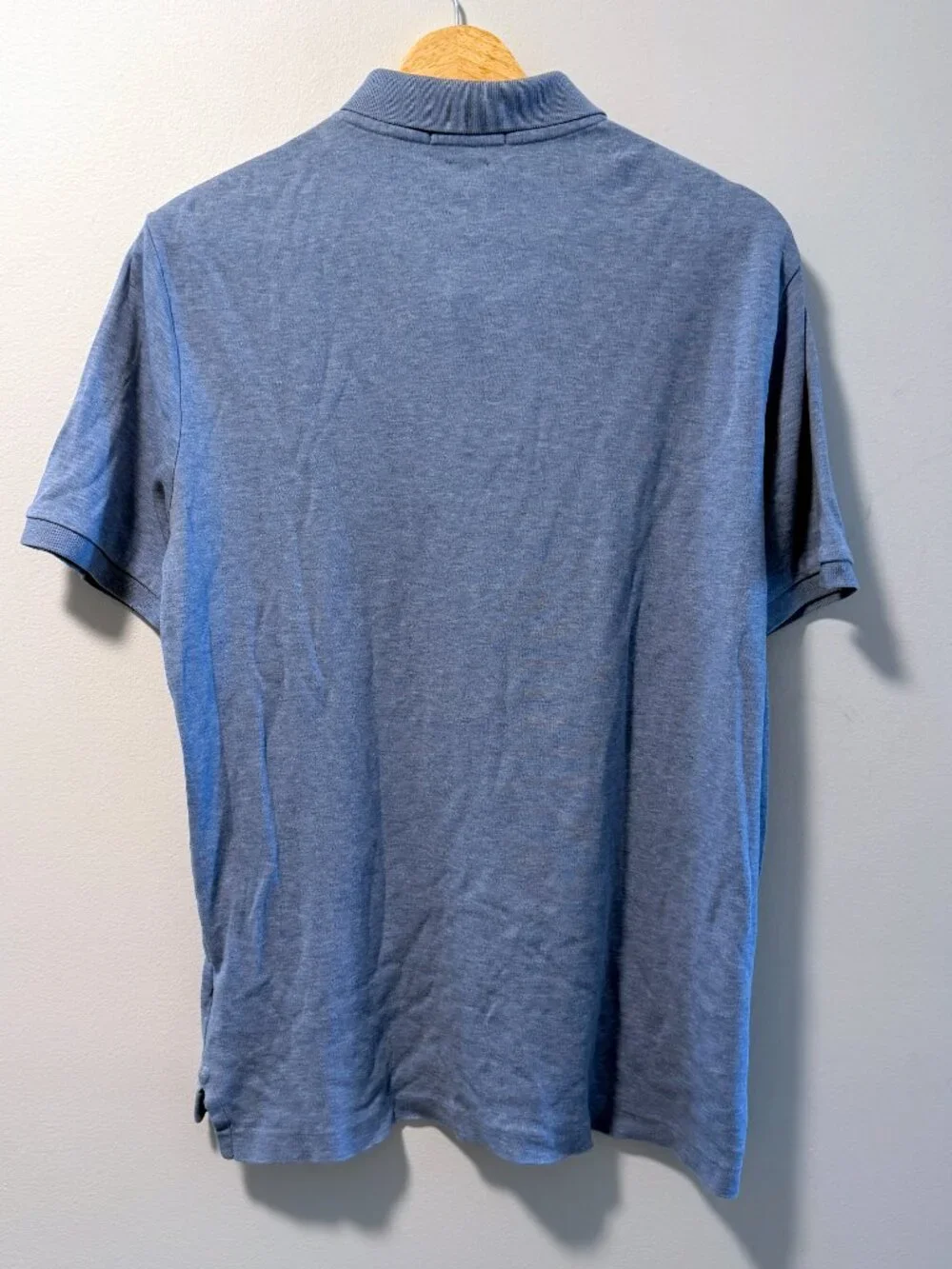 Polo Ralph Lauren Polo Shirt Heather Blue Classic Fit Mens Small Short Sleeve